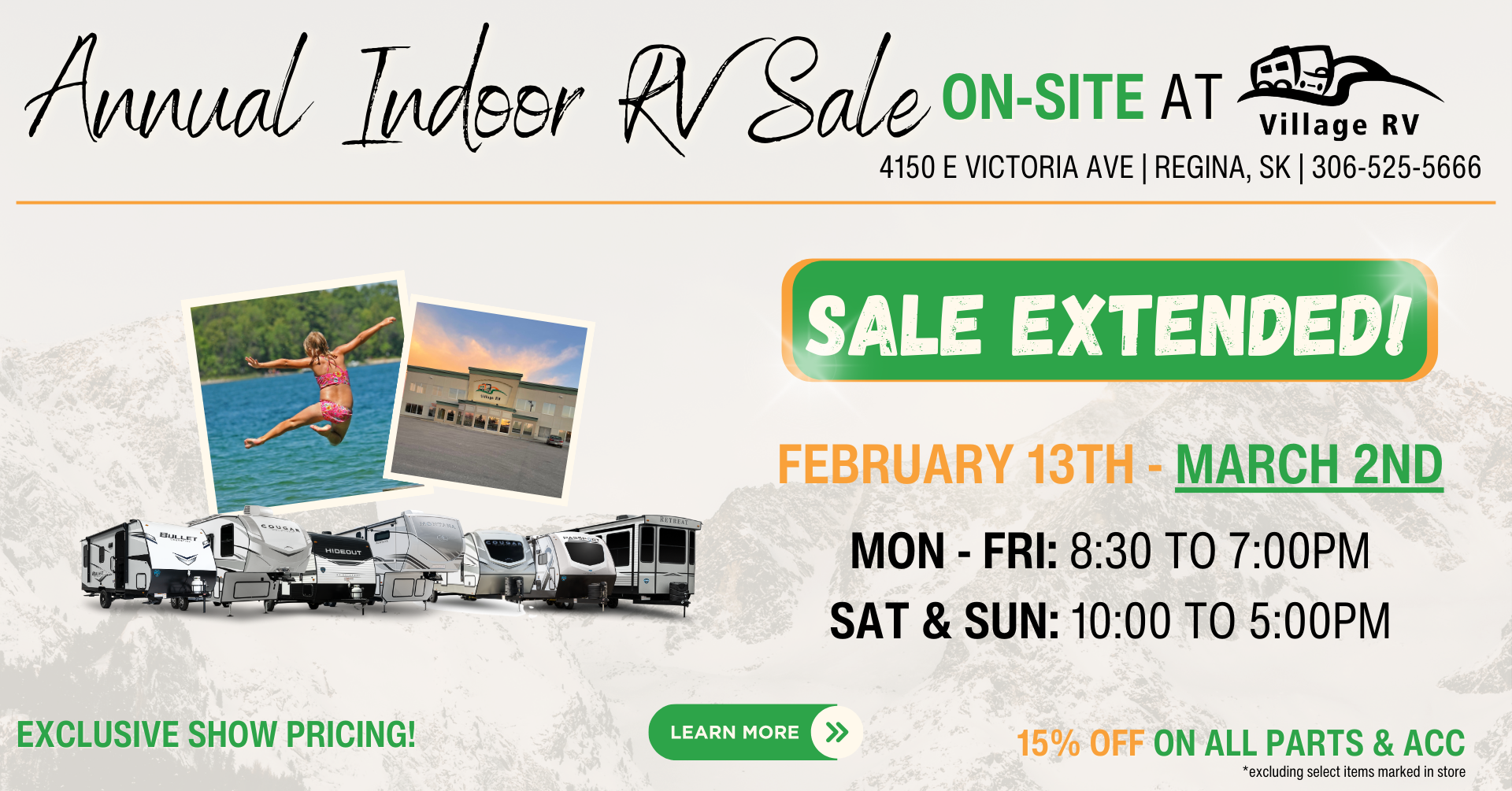 Annual Indoor RV Sale